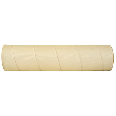 3 Sprouts - Tunnel de jeu en tissu recyclé pour enfants - Beige