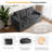 2 Seater Corduroy Couch Compression Loveseat Sofa Upholstered Floor Sofa-1858175879