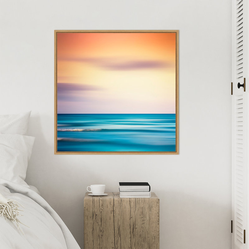 «Sunset Shimmer» par Dirk Wustenhagen, reproduction d'art sur toile encadrée, H 30 po x l 30 po