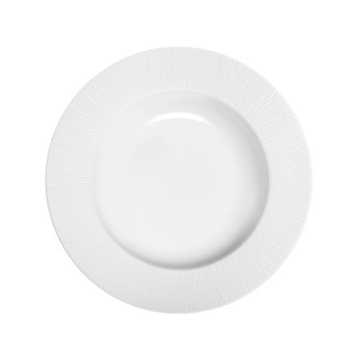 Infini White Rim Soup Plate