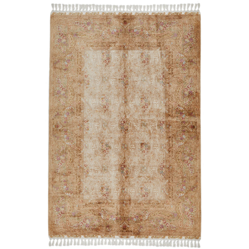 Tapis turc en soie 6x8