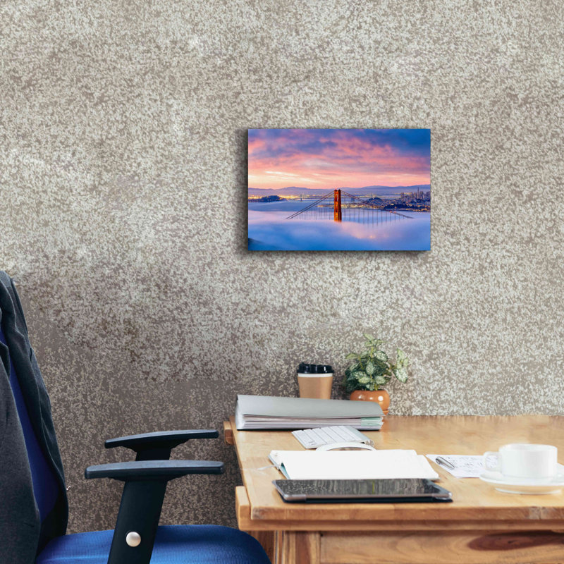 «Anomaly» par Ann Gordon, estampe numérique sur toile, H 12 po x l 18 po x P 0,75 po