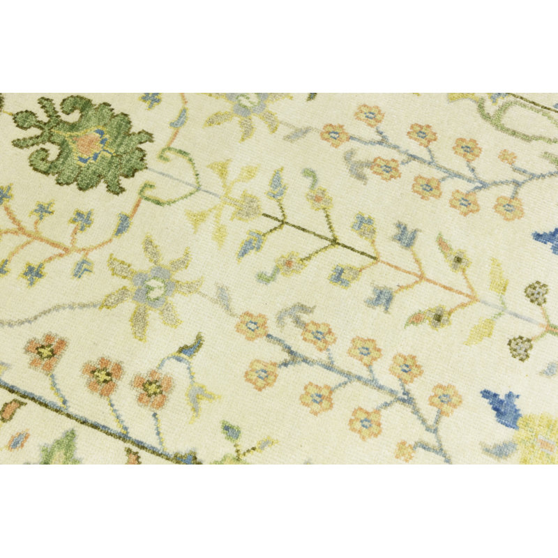 Tapis Oushak Chobi Mute, Rectangle 2 pi 11 po x 5 pi 2 po 