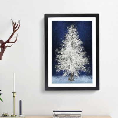 Tree at Winter - Picture Frame Painting Print