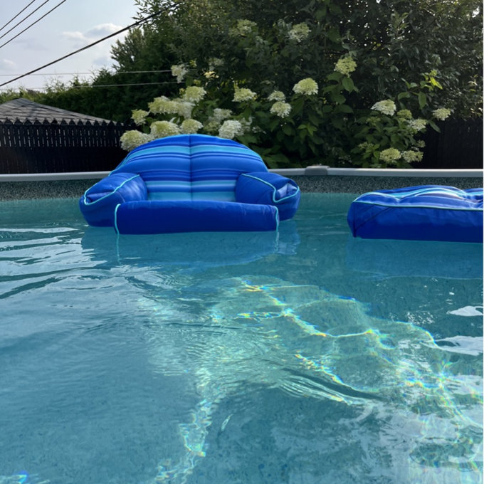Lot de 2 flotteurs de piscine pour adultes – 4 en 1 – Hamac, dérive, chaise longue, selle – Flotteur de piscine gonflable multi-usage en PVC Lot de 2 flotteurs de piscine pour adultes – 4 en 1 – Hamac, dérive, chaise longue, selle – Flotteur de piscine gonflable multi-usage en PVC