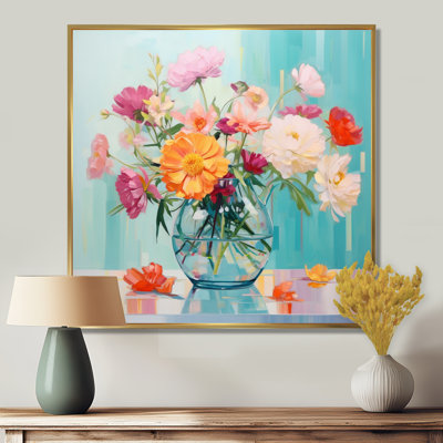 Art floral mural fleurs sauvages