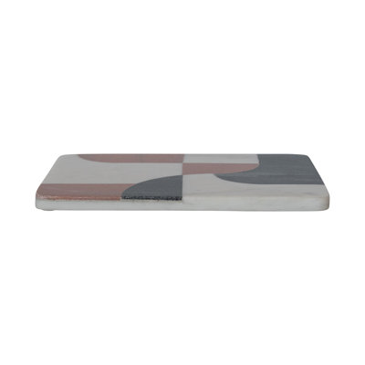 Marble Cutting Board With Abstract Design