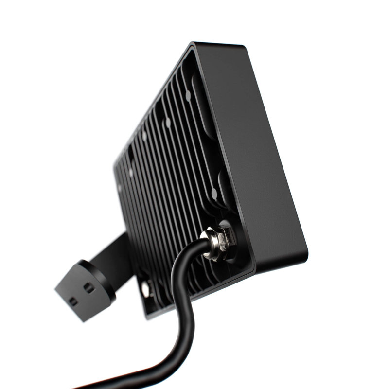 Projecteur à DEL noir intégré en métal