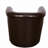 Faux Leather Swivel Barrel Chair-18795554