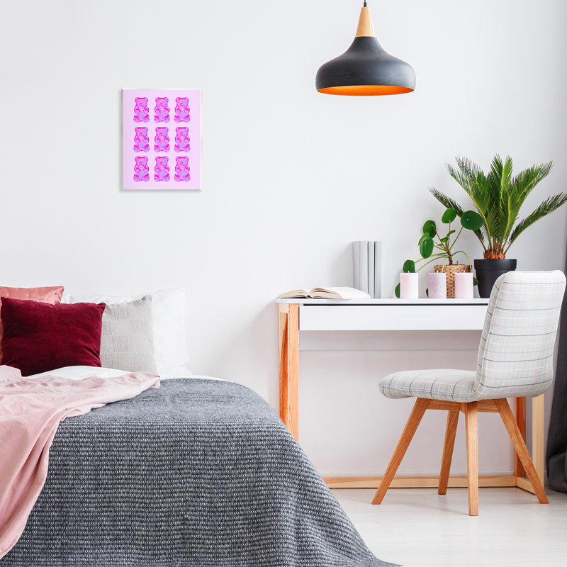 «Mauve ombré, ours mauves» par House of Lulu