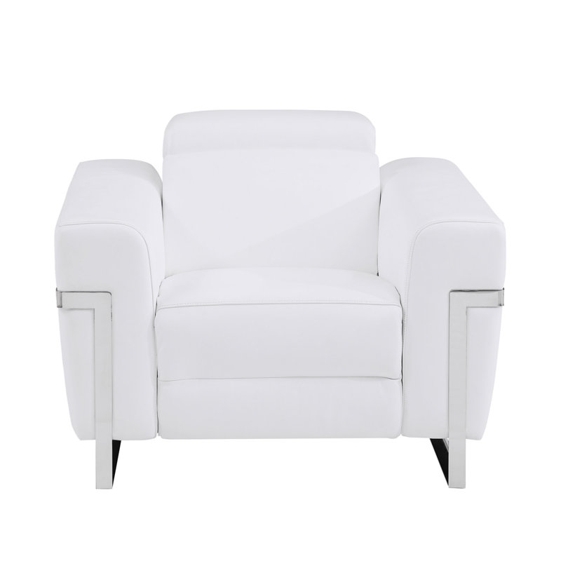 Global United avec fauteuil inclinable électrique, Blanc