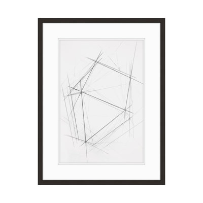 «Geometric progression 1» par Studio L57 - Impression de cadre photo unique sur papier