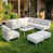 Coussin blanc / structure blanche sélectionné