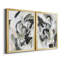 «Electron Net I», ensemble de 2 peintures sur toile encadrées-1044308191-1044308190