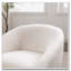 Fauteuil d'appoint rembourré, pivotant à 360 °