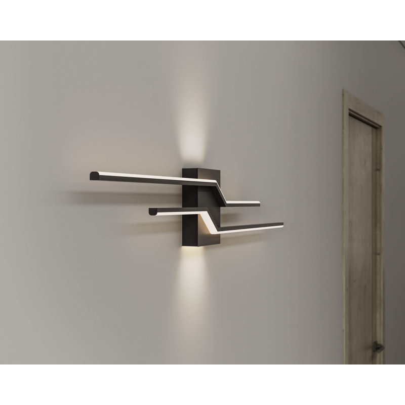Aleczander Dimmable LED Vanity Light, Black
