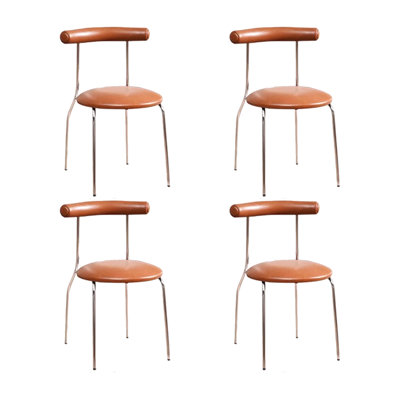Chaise créative en acier inoxydable pour un usage domestique
