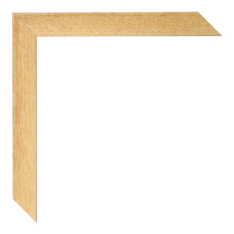 Ladli Wood Picture Frame with Mat, Natural Brown