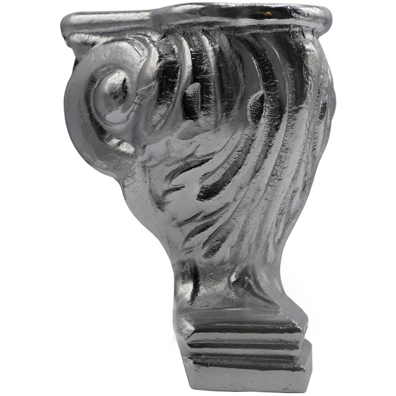 Range Burnt Scroll Foot, Chrome