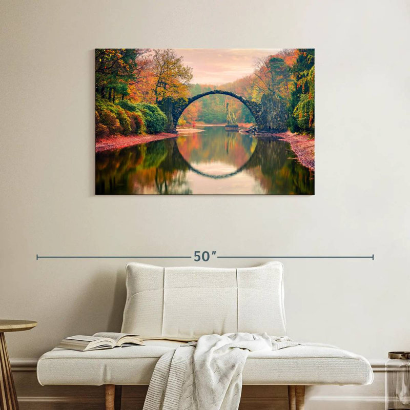 Lilie Devil's Bridge In Germany, 26" H x 39" W