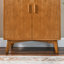 Armoire à liqueurs 31,5 "avec porte-verres à vin, support à vin et tablette réglable