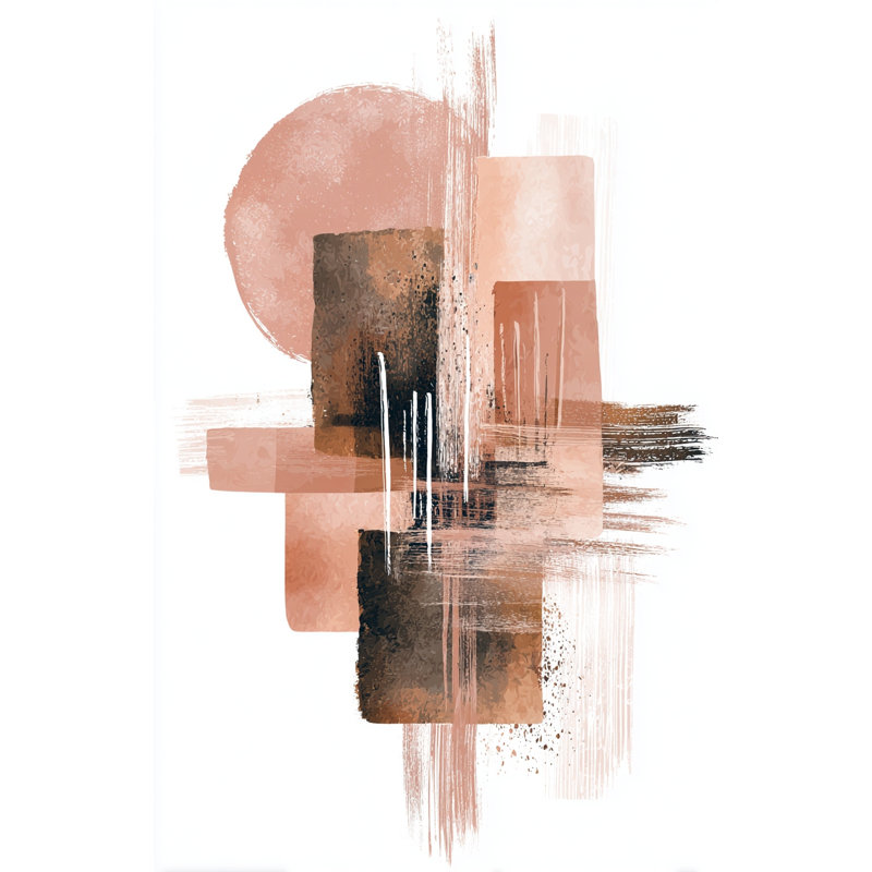 Vertical Echo Wrapped Canvas Wall Art, 12"W x 16"H x 1"D