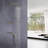 Wall Mounted Solid Brass Complete Shower System With Tub Spout And 3-Cross Handles-107227702