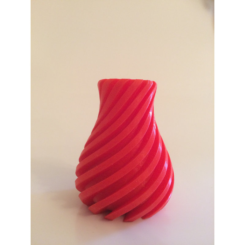Pinnix Table Vase, Red