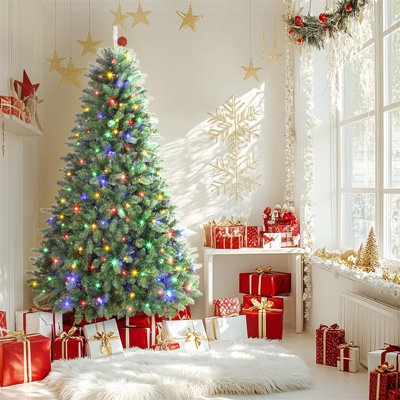 6' H Lighted Artificial Christmas Tree