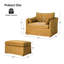 Fauteuil avec repose-pieds Roberta-134055147-134055149