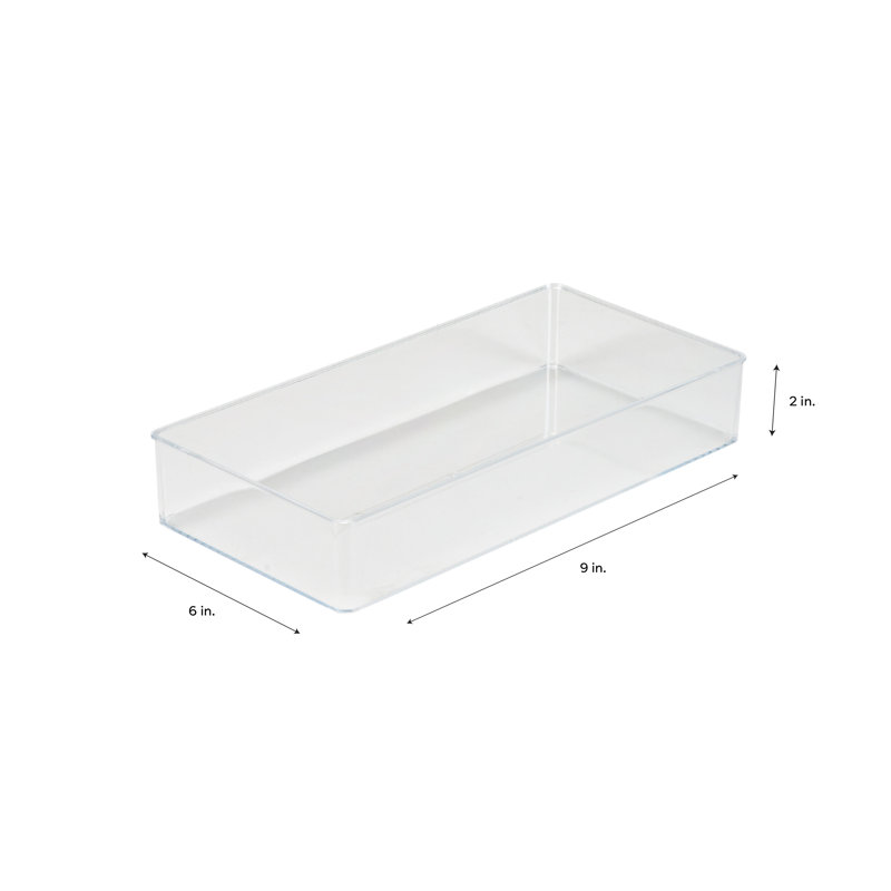Simplify Medium Rectangular Drawer Organizer In Clear