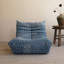 Canapé chenille minimaliste de style moyen-antique
