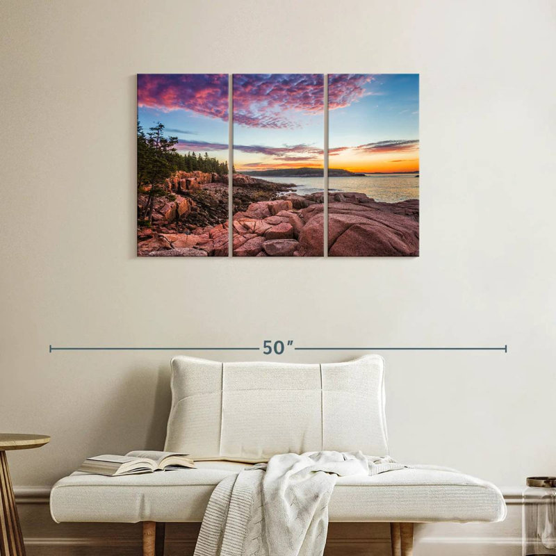 Gillard Acadia Coastal Rocky Beach, H 24 po x l 38 po