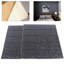 Panneau mural 3D noir 13,78 po x 15,16 po (paquet de 10)