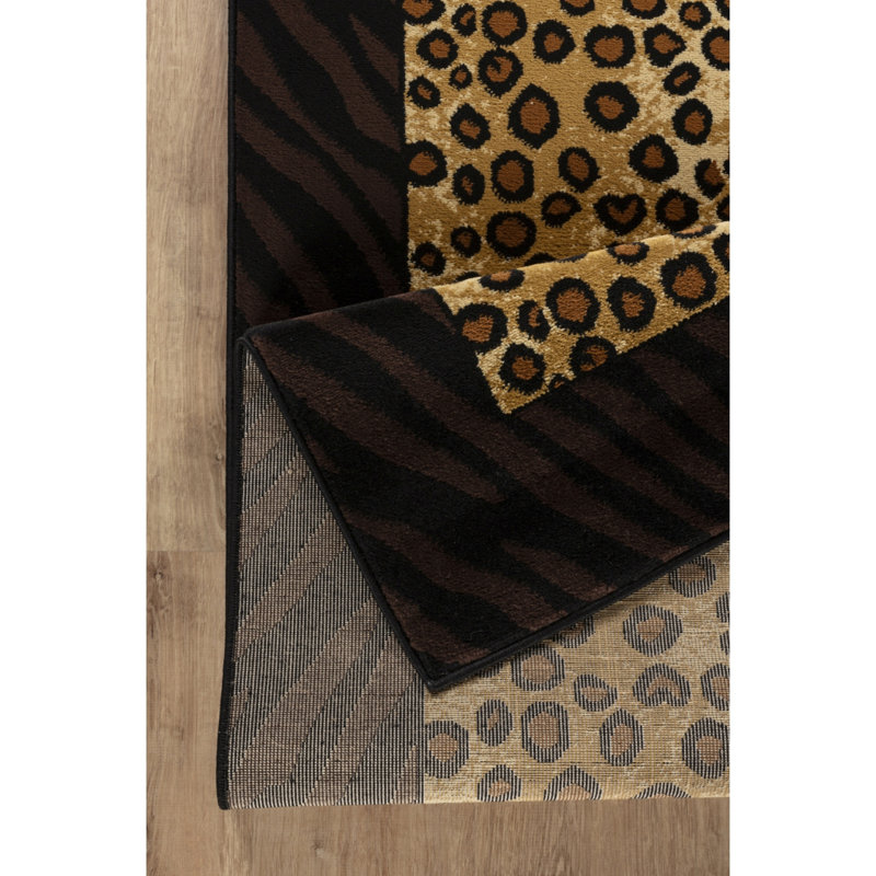 Tribes 7 pi. 10 po X 10 pi 3 po Tapis à imprimé animal, Rectangle 7 pi 10 po x 10 pi 3 po