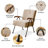 Pattern Colorful Fabric Armchair, Modern Accent Chair High Back, Living Room Chairs With Metal Legs And Soft Padded, Sofa Chairs For Home Office,Bedroom,Dining Room-126073965