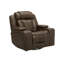 Fauteuil inclinable électrique pivotant Whitnie avec porte-gobelets DEL