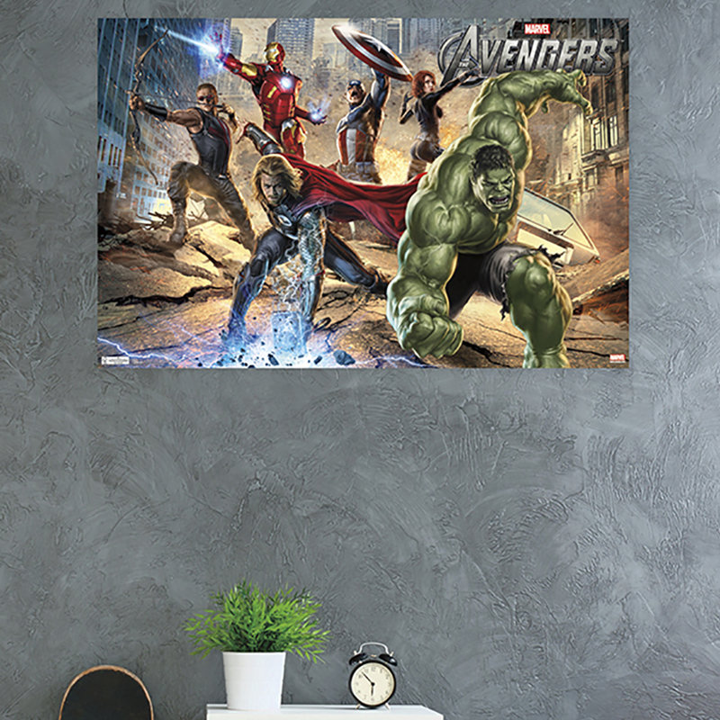 Impression sur papier murale avengers