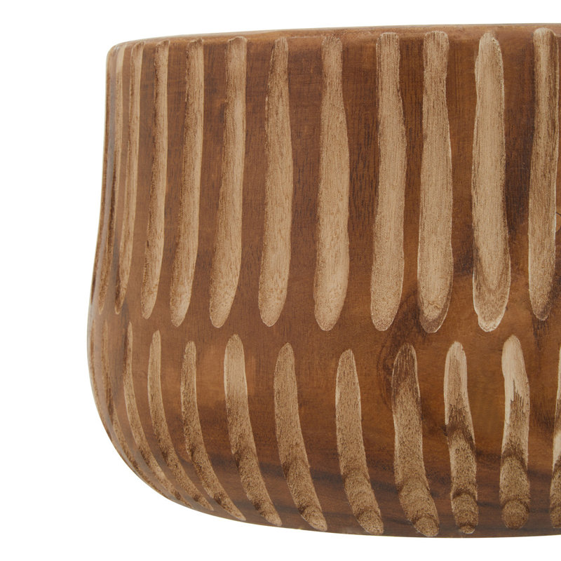 Issa Handmade Wood Cachepot