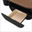 Table basse ovale en métal noir pour le salon, peu encombrante avec rangement et amp; Assemblage facile-1988232220-1988232221