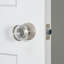 Viaggio Circolo Rosette Privacy (Bed & Bath) With Circolo Crystal Knob-706211380-706211381-687594180