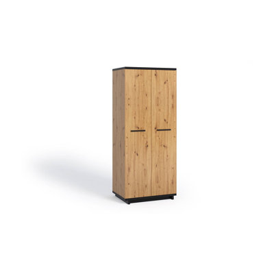 Nelvina 2 Door Manufactured Wood Wardrobe