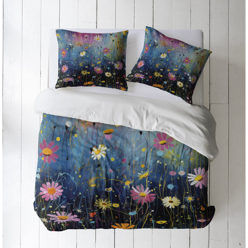 Modern & Contemporary Polyester Duvet Cover, Queen Duvet Cover + 2 Queen Shams