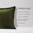 Terran Velvet Cotton Euro Sham Cover Green-116554277