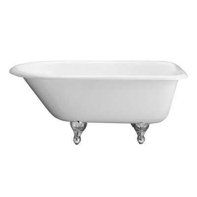 Aristo 55.5'' x 30'' Soaking Cast Iron Bathtub