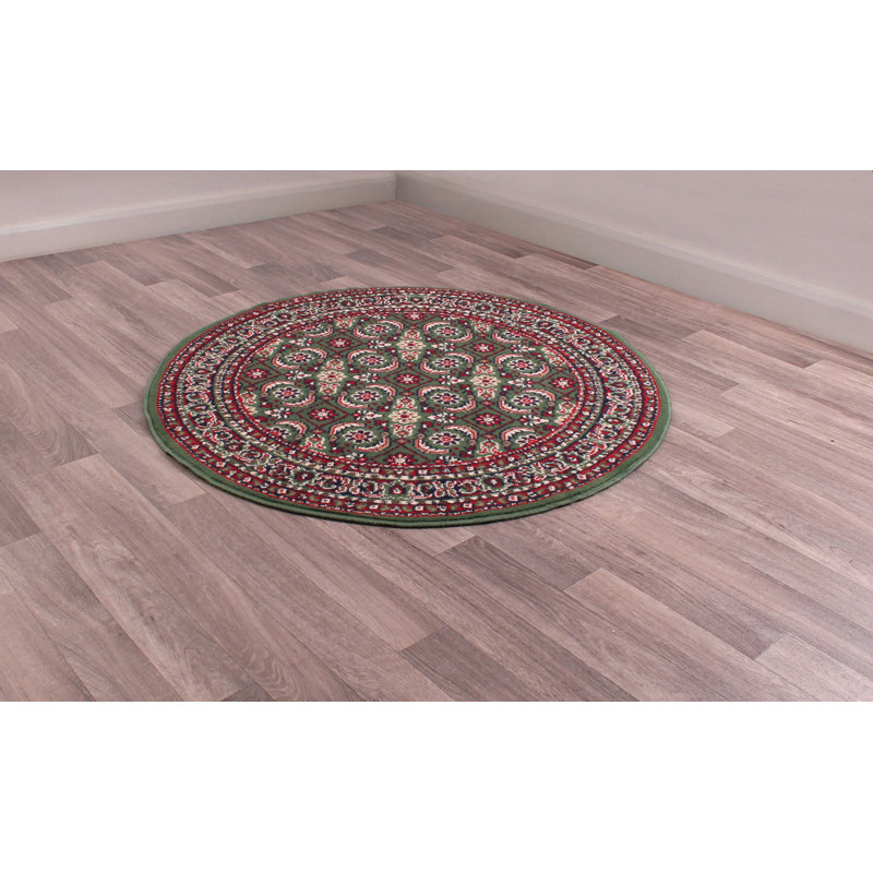 Nicoletti Oriental Hand Woven Area Rug, Round 120cm