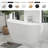 54" X 28" Freestanding Soaking Acrylic Bathtub-89293985