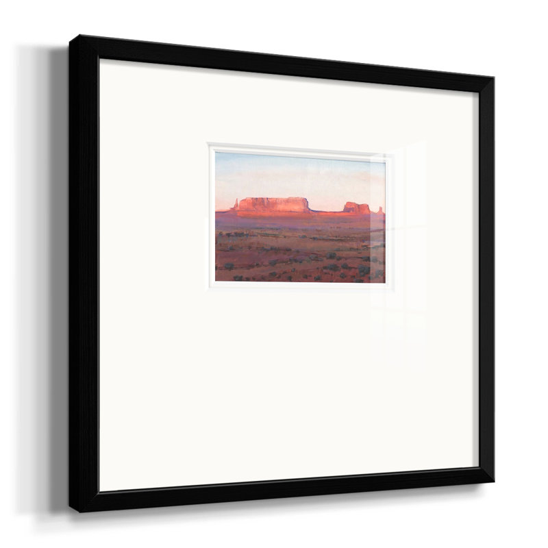 Red Rocks at Dusk I - impression d'un seul cadre photo, H 17 po x l 17 po x P 1,25 po