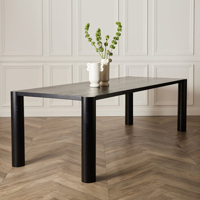 Afon Oak Solid Wood Dining Table