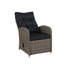 Wicker Outdoor Lounge Chair with Ottoman